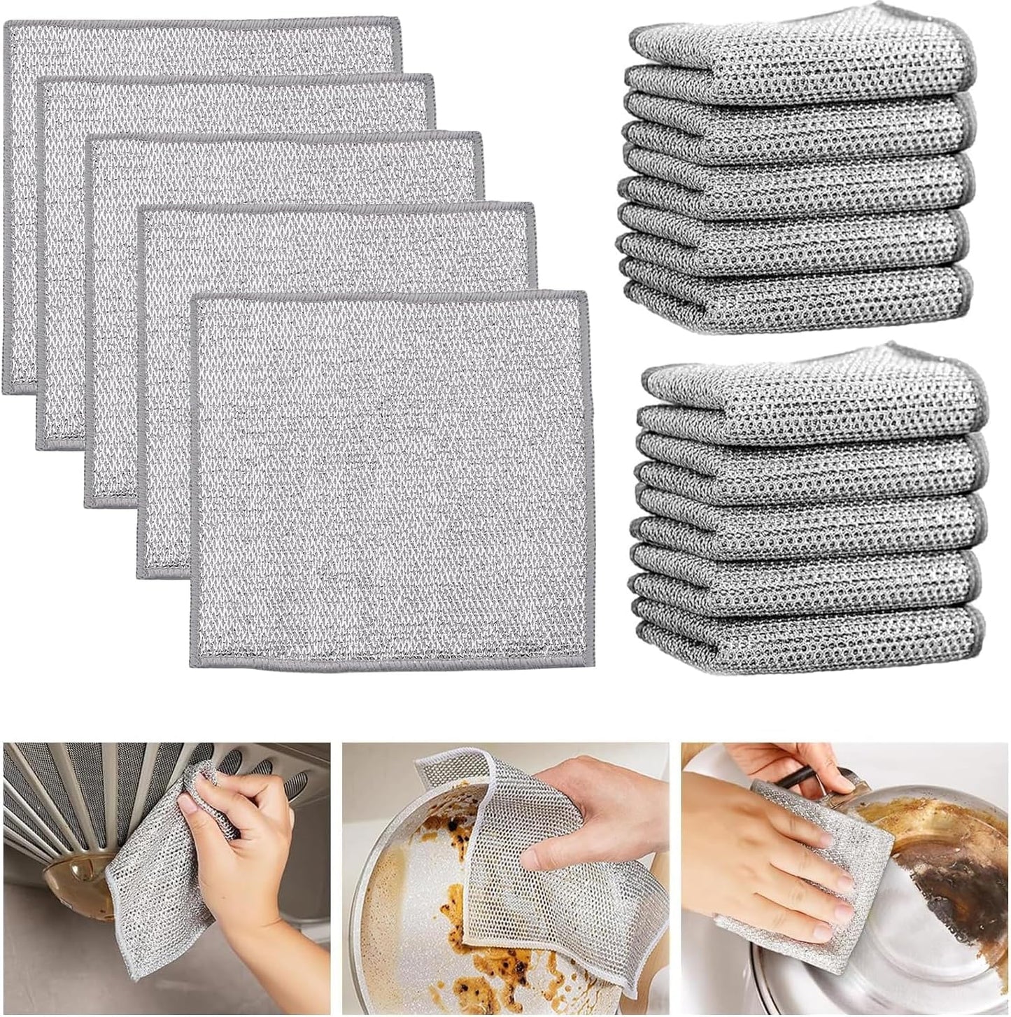 Multipurpose Dishwashing Cloth ( Pack Of 15 )