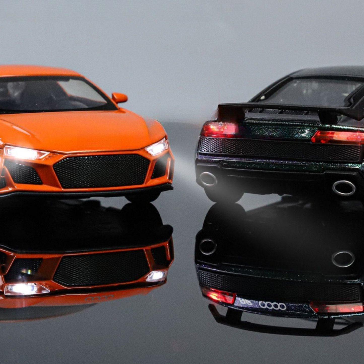 NestyFox Diecast 1:32 Alloy Audi R8 β Sound & Light Pullback Car