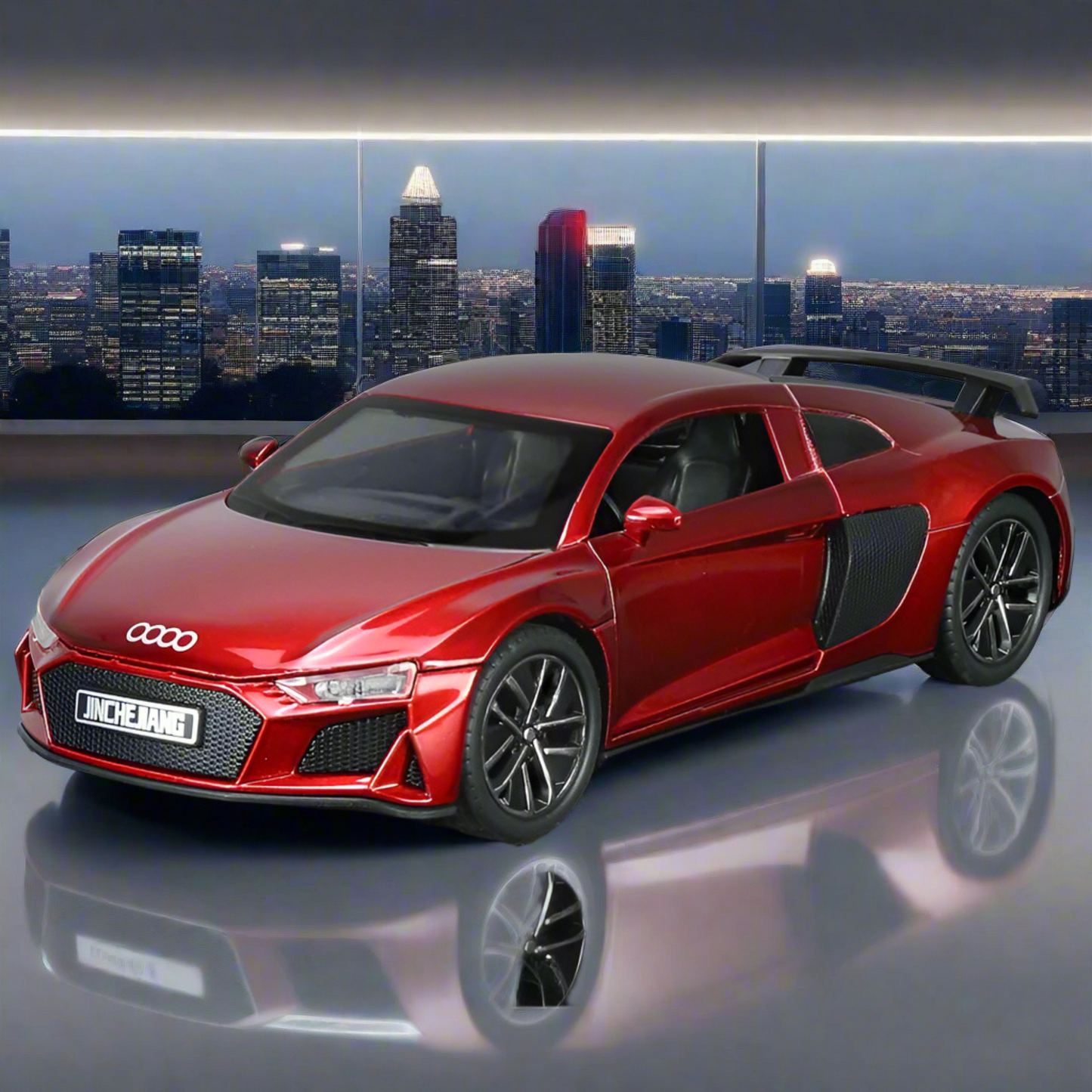 NestyFox Diecast 1:32 Alloy Audi R8 β Sound & Light Pullback Car
