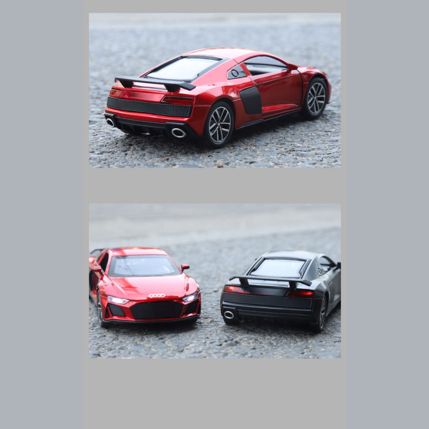 NestyFox Diecast 1:32 Alloy Audi R8 β Sound & Light Pullback Car