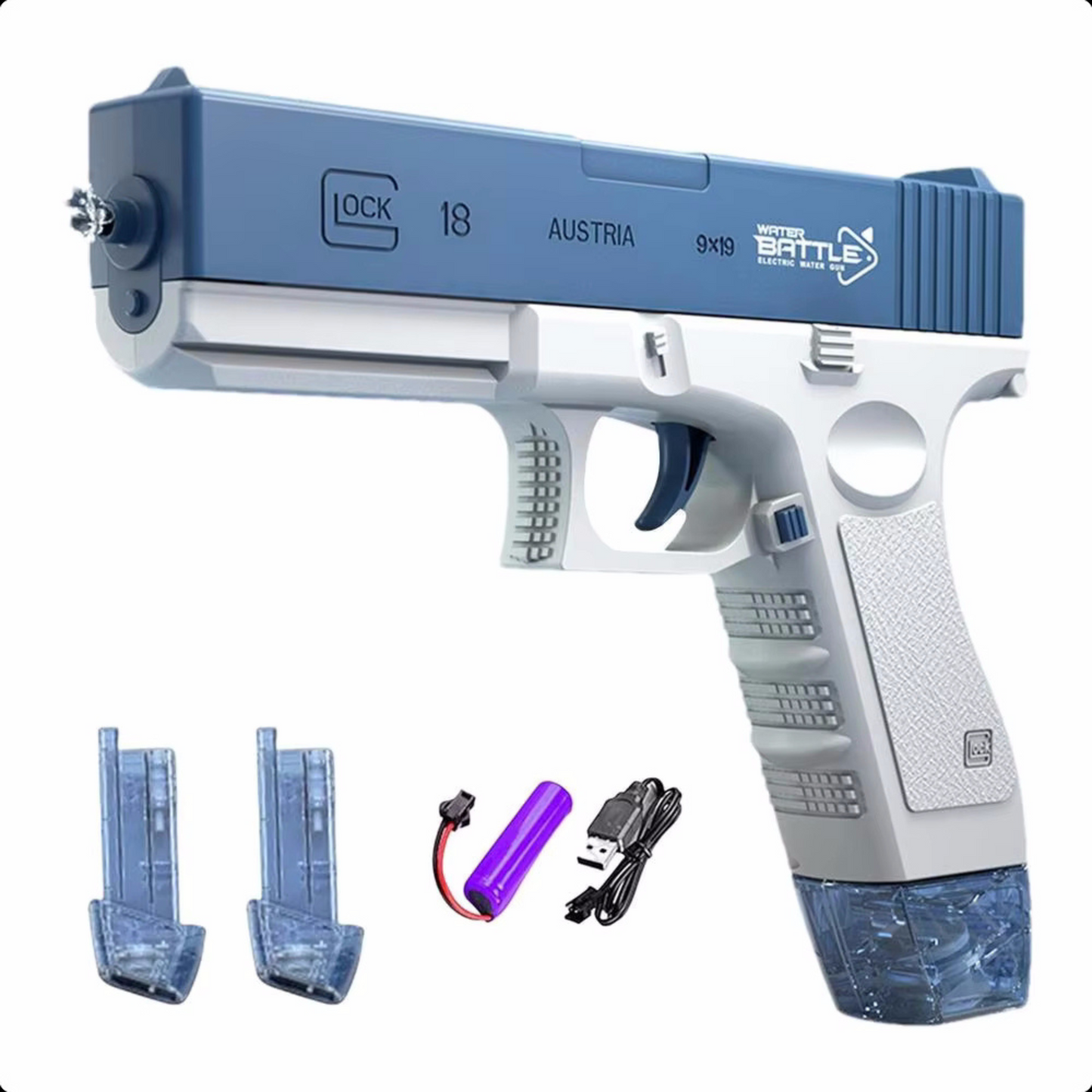 NestyFox Electric Water Gun β High-Pressure USB Rechargeable Pichkari