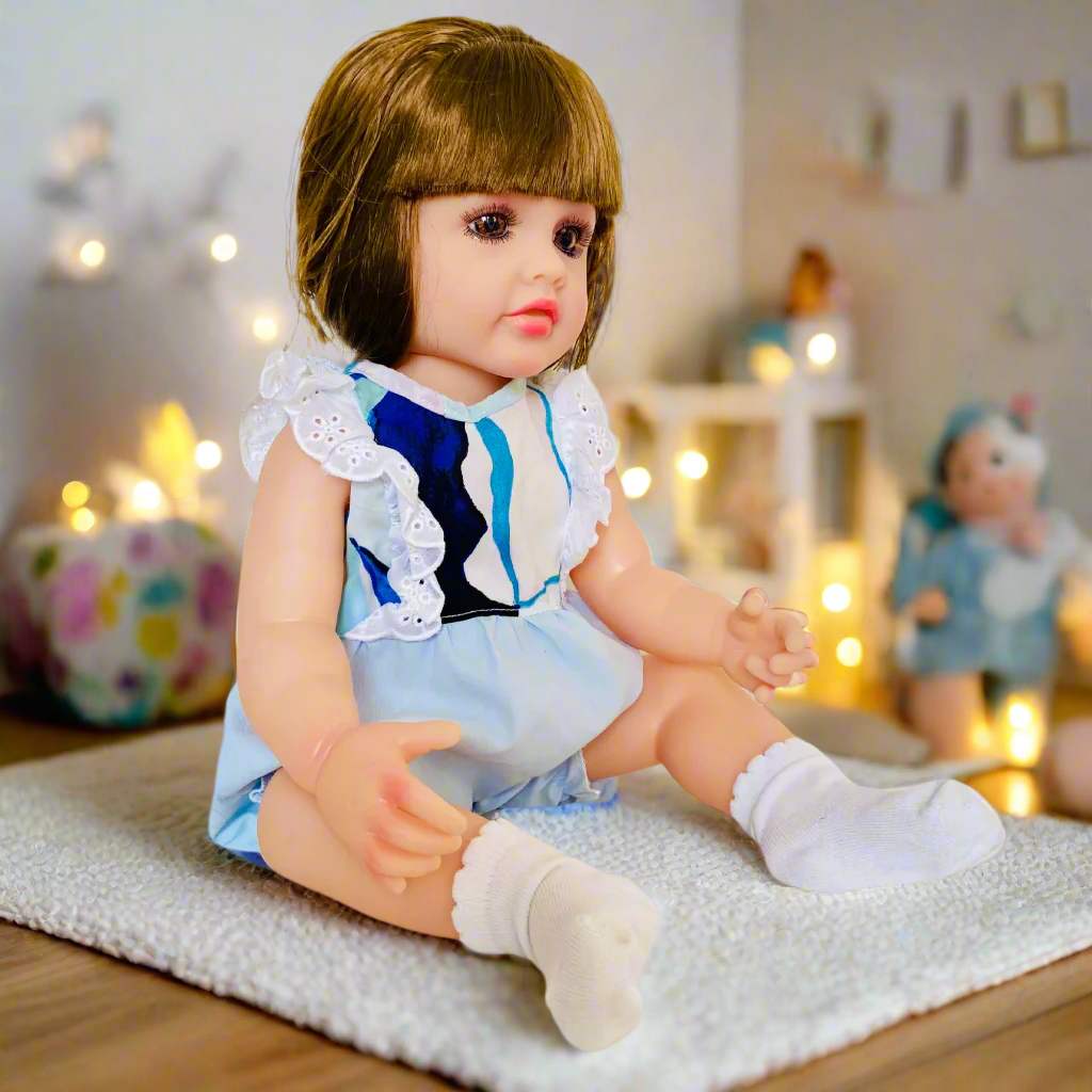 NestyFox - 55 cm Realistic Silicone Baby Doll