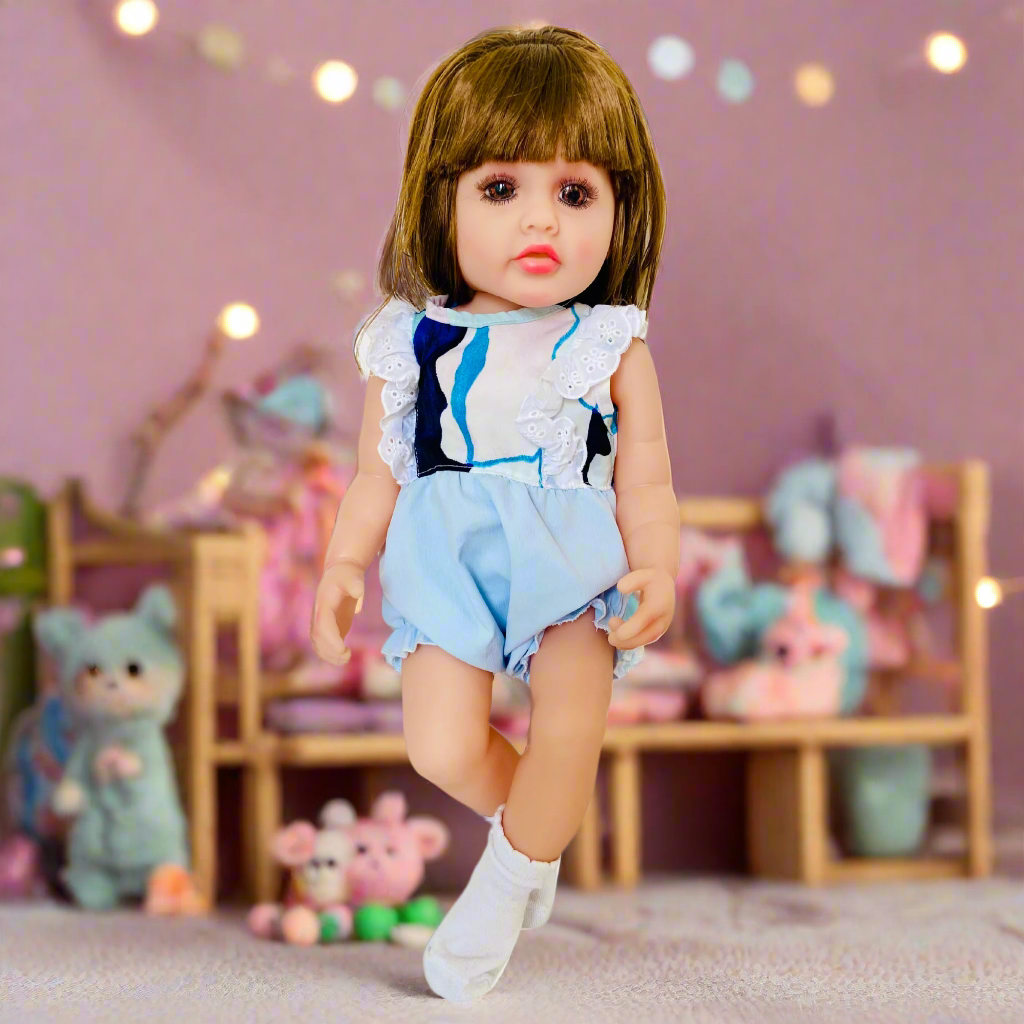 NestyFox - 55 cm Realistic Silicone Baby Doll
