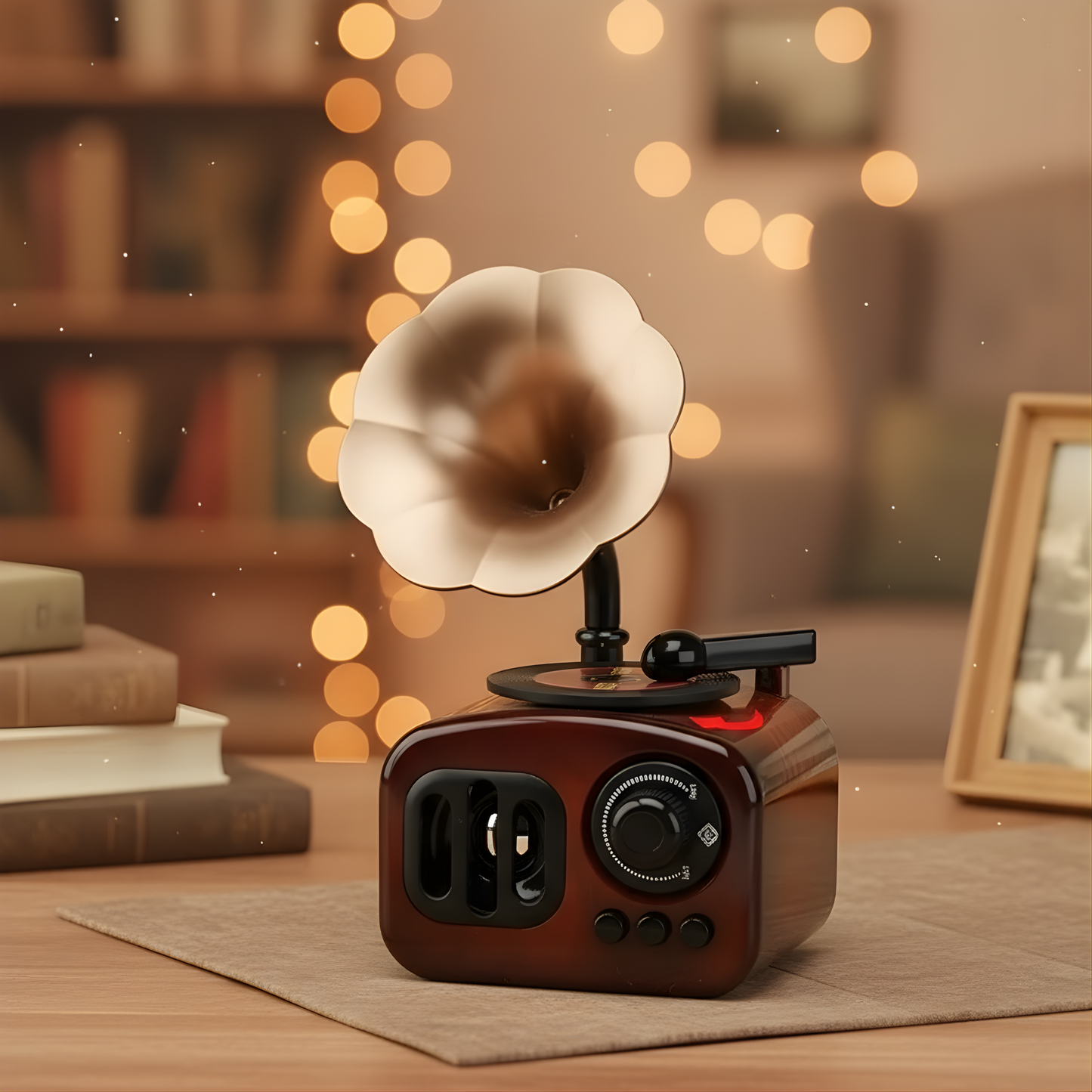 Retro Phonograph Music Box - Vintage Charm Meets Modern Elegance
