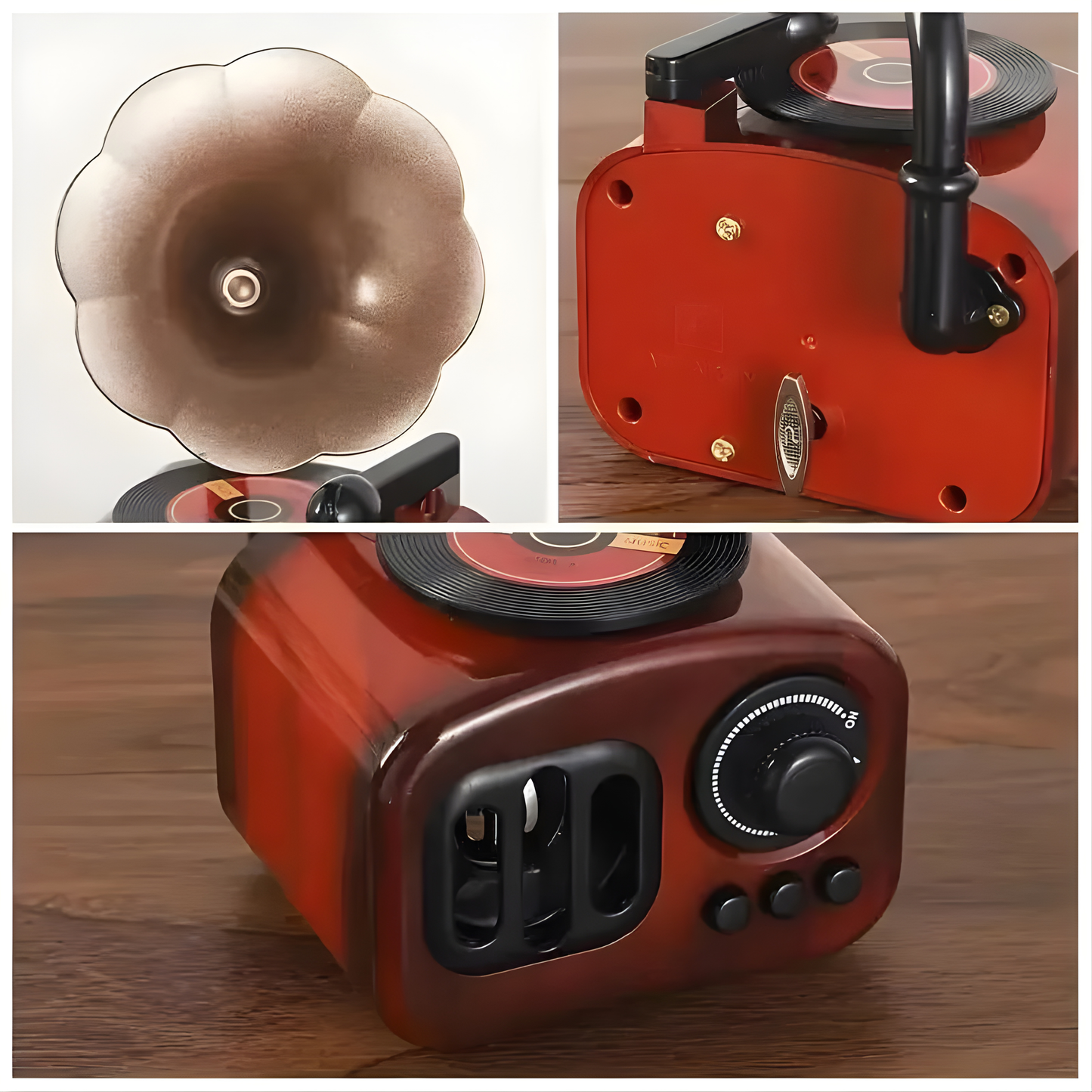 Retro Phonograph Music Box - Vintage Charm Meets Modern Elegance