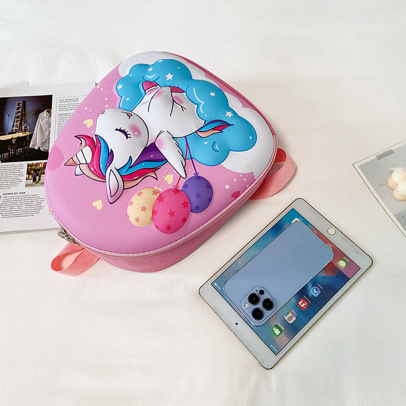 3D Unicorn Cute Eggshell Backpack