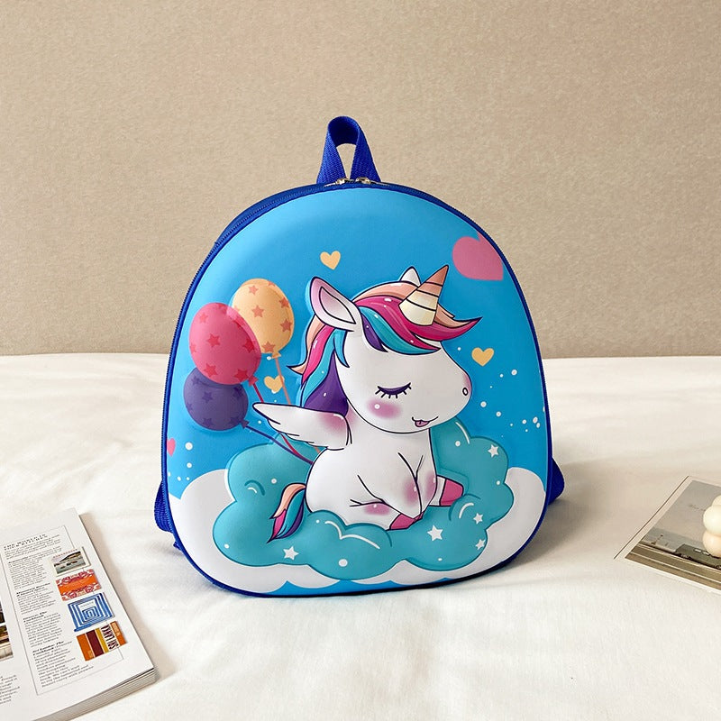 3D Unicorn Cute Eggshell Backpack