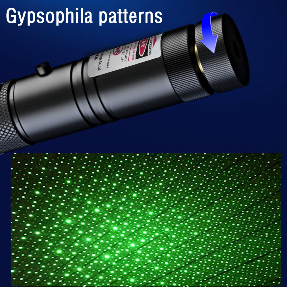 NestyFox Green Laser Pointer 2000 Metres High Power