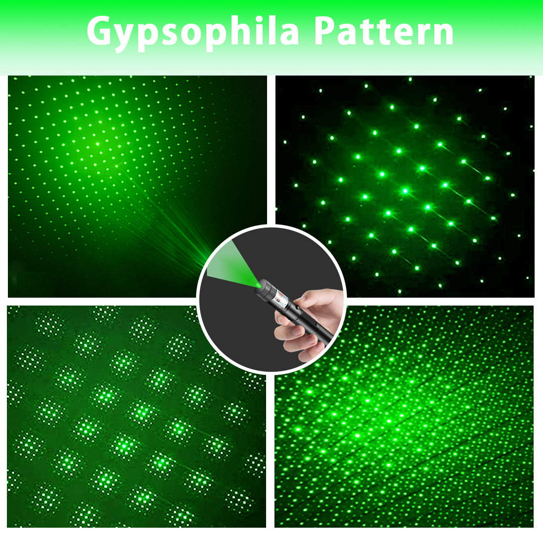 NestyFox Green Laser Pointer 2000 Metres High Power