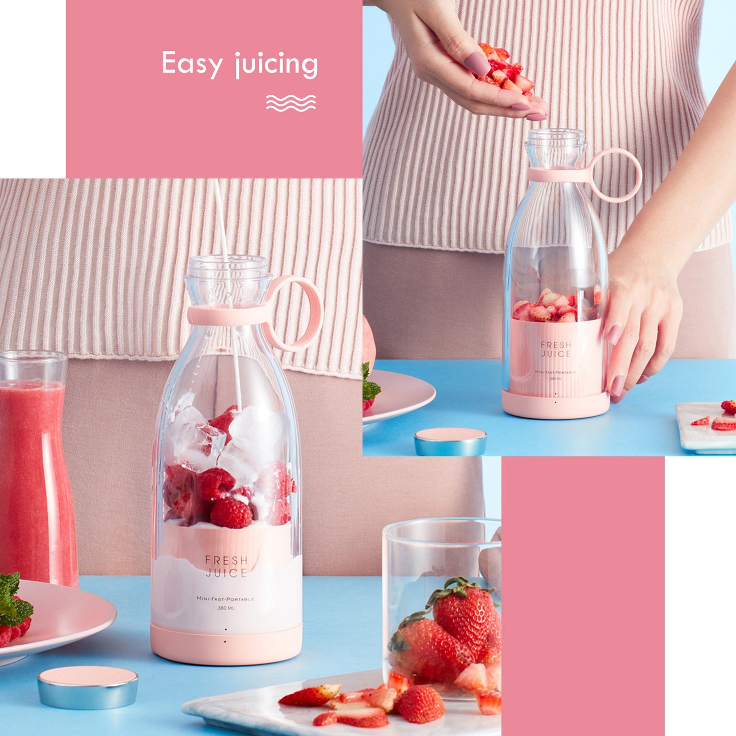 Mini Portable USB Juicer Blender