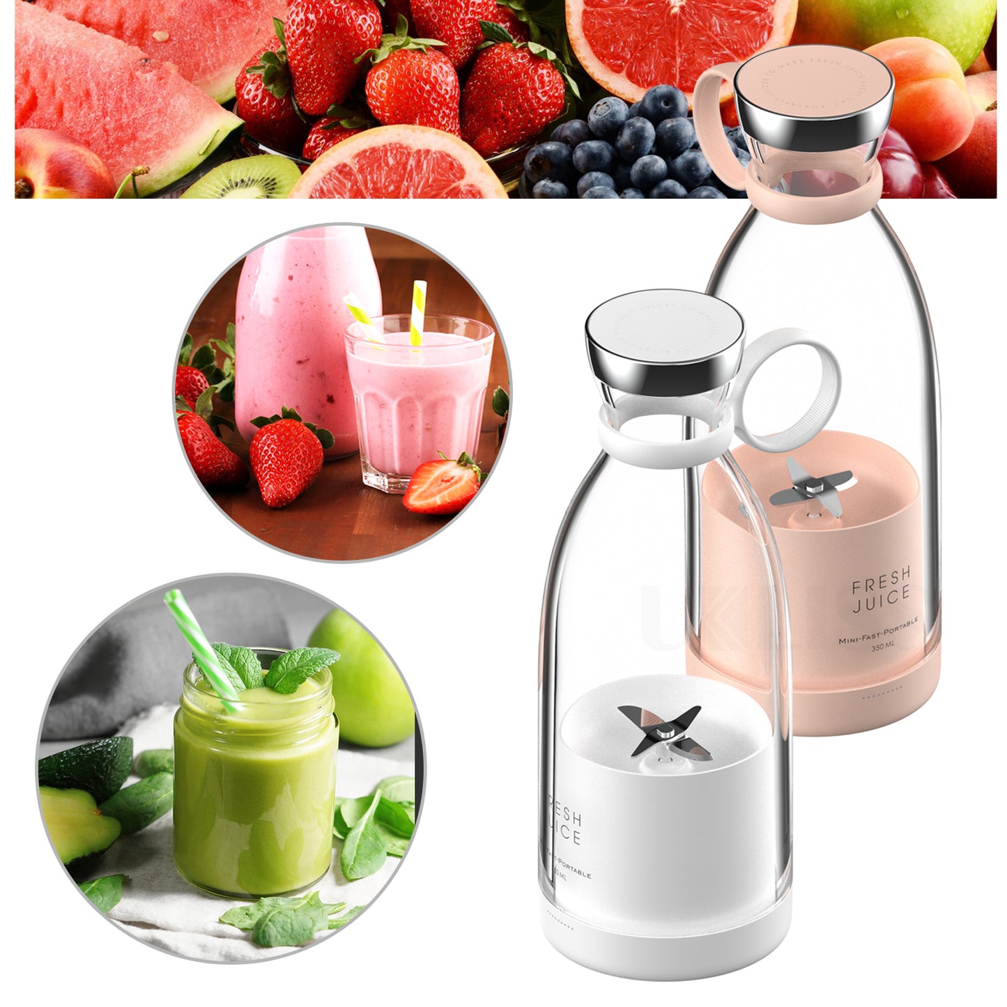 Mini Portable USB Juicer Blender