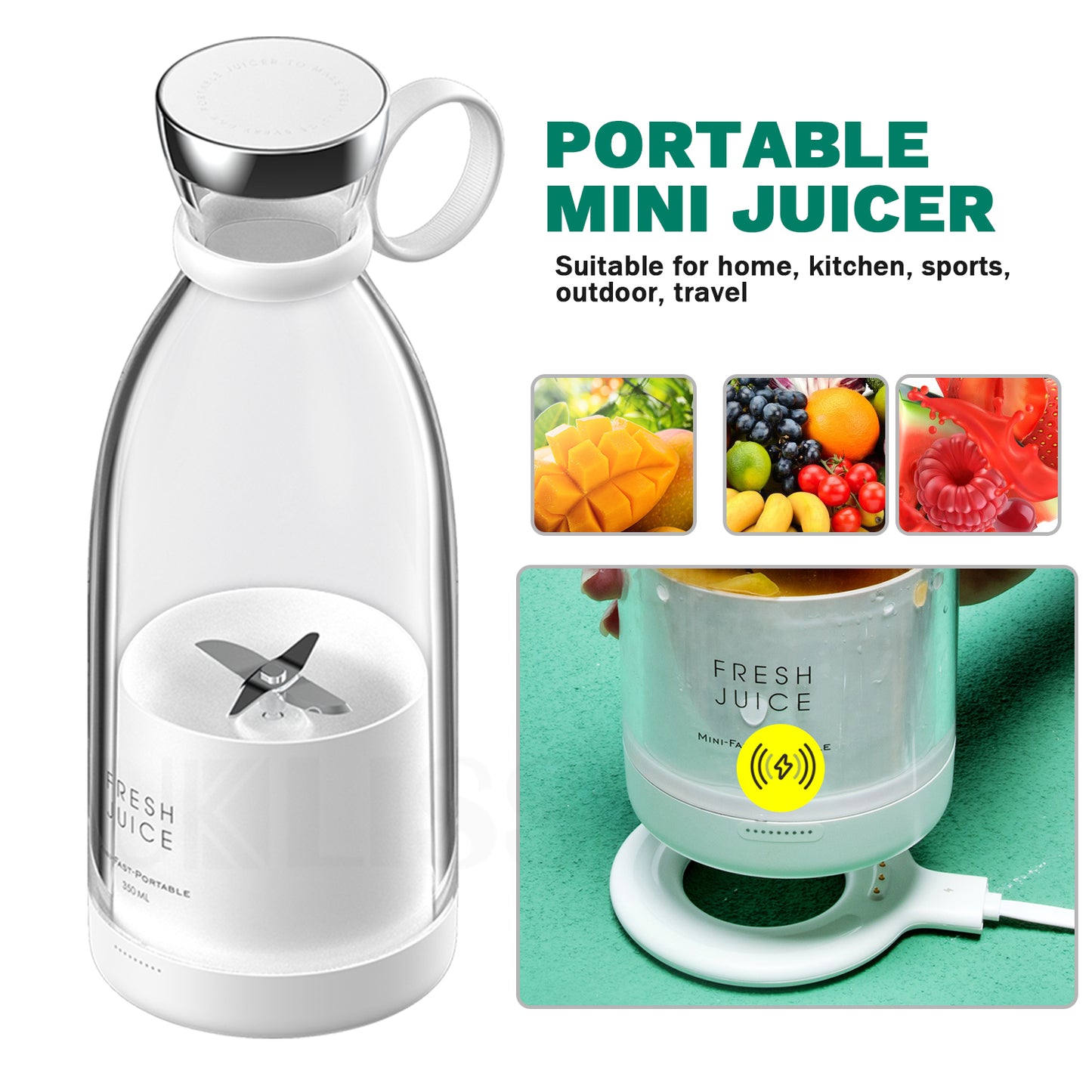 Mini Portable USB Juicer Blender