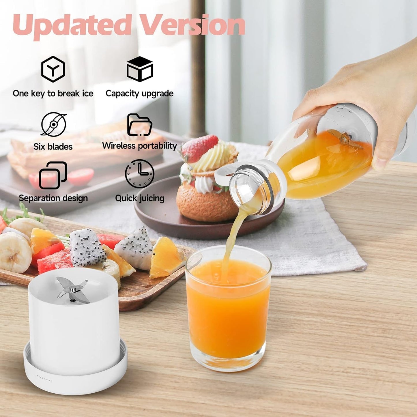 Mini Portable USB Juicer Blender
