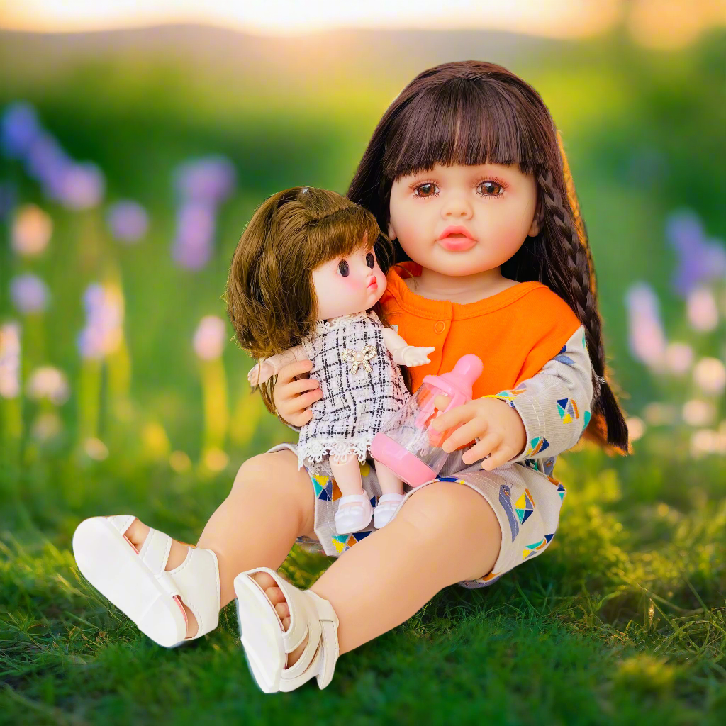 Kiki & Coco Realistic 55 cm Silicone Doll Combo for Girls