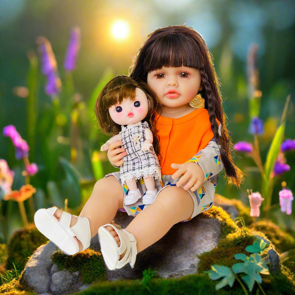 Kiki & Coco Realistic 55 cm Silicone Doll Combo for Girls