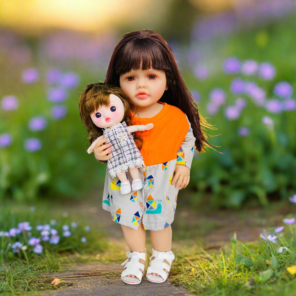Kiki & Coco Realistic 55 cm Silicone Doll Combo for Girls