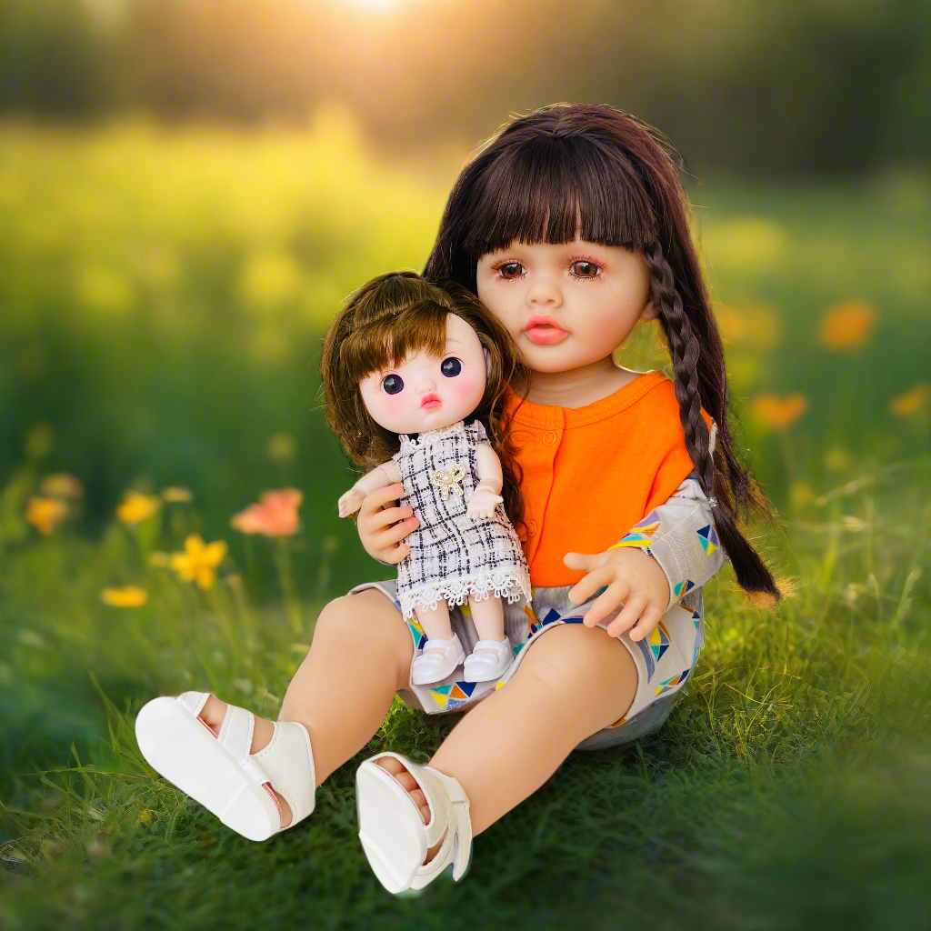 Kiki & Coco Realistic 55 cm Silicone Doll Combo for Girls