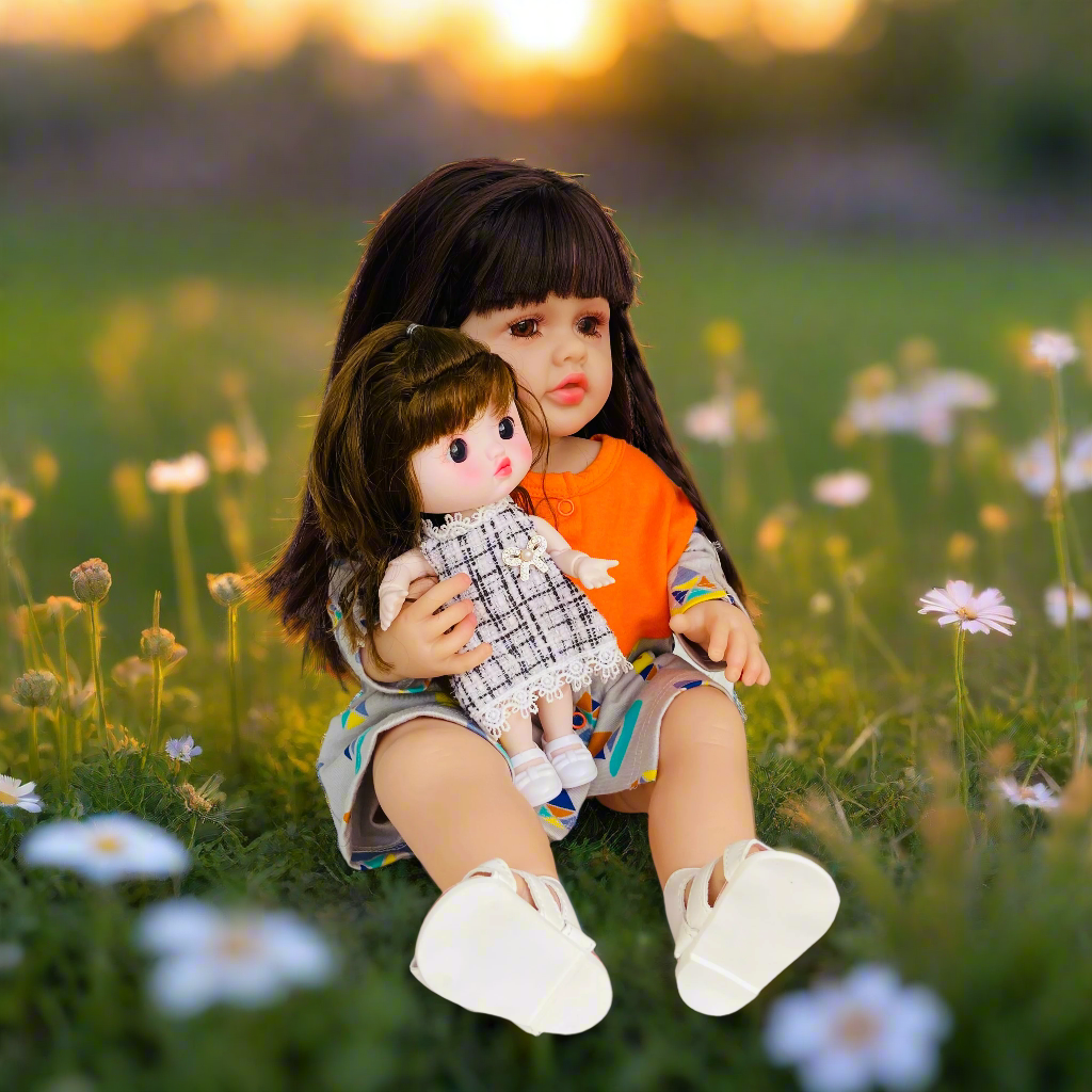 Kiki & Coco Realistic 55 cm Silicone Doll Combo for Girls