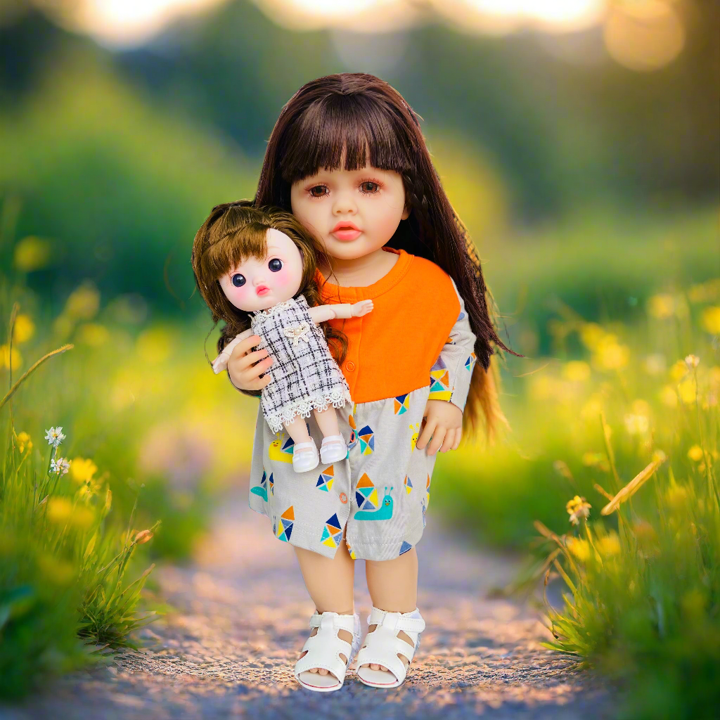 Kiki & Coco Realistic 55 cm Silicone Doll Combo for Girls