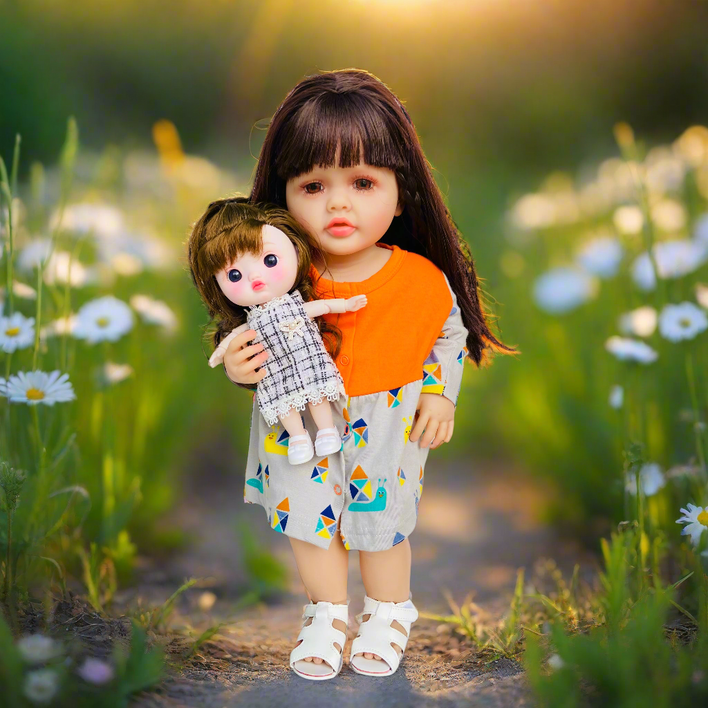 Kiki & Coco Realistic 55 cm Silicone Doll Combo for Girls
