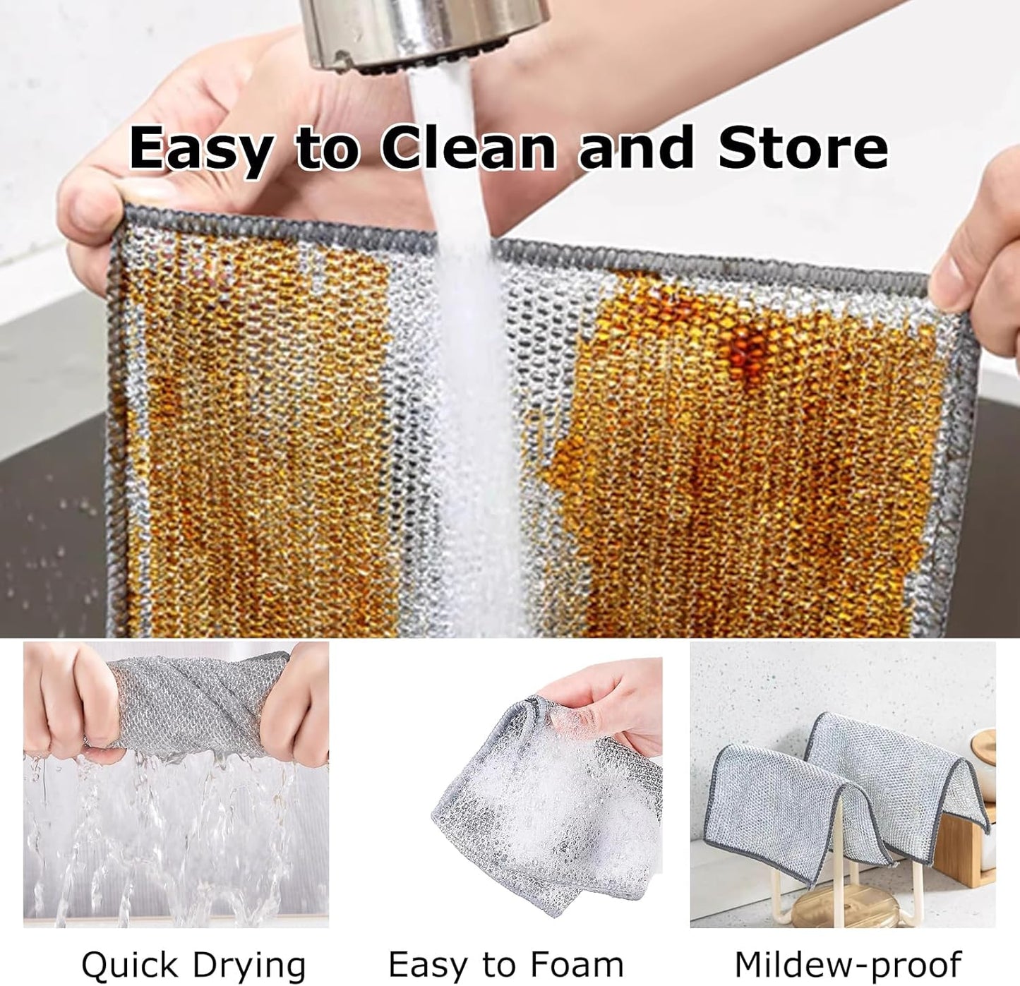Multipurpose Dishwashing Cloth ( Pack Of 15 )