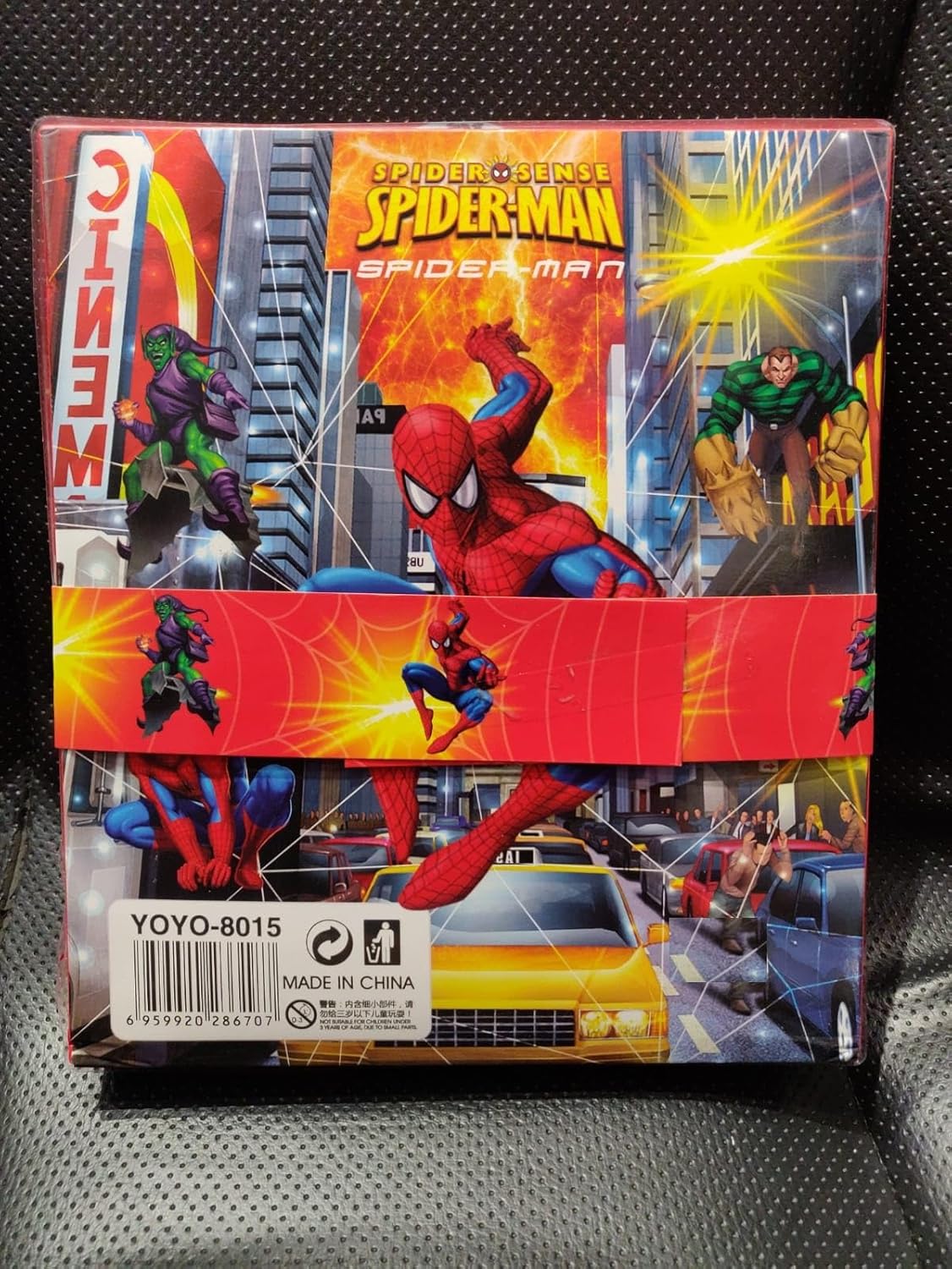 Spiderman Stationery Gift Combo Set with Spinner and Pen Shape Pencil