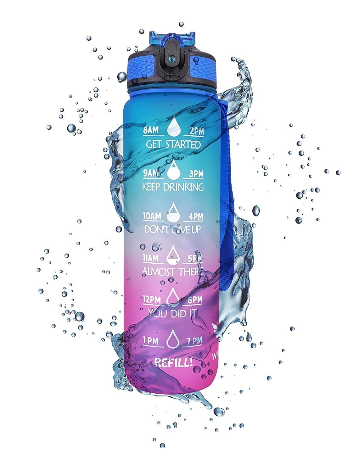 Gym Fitness Sports Water Bottle BPA-Free