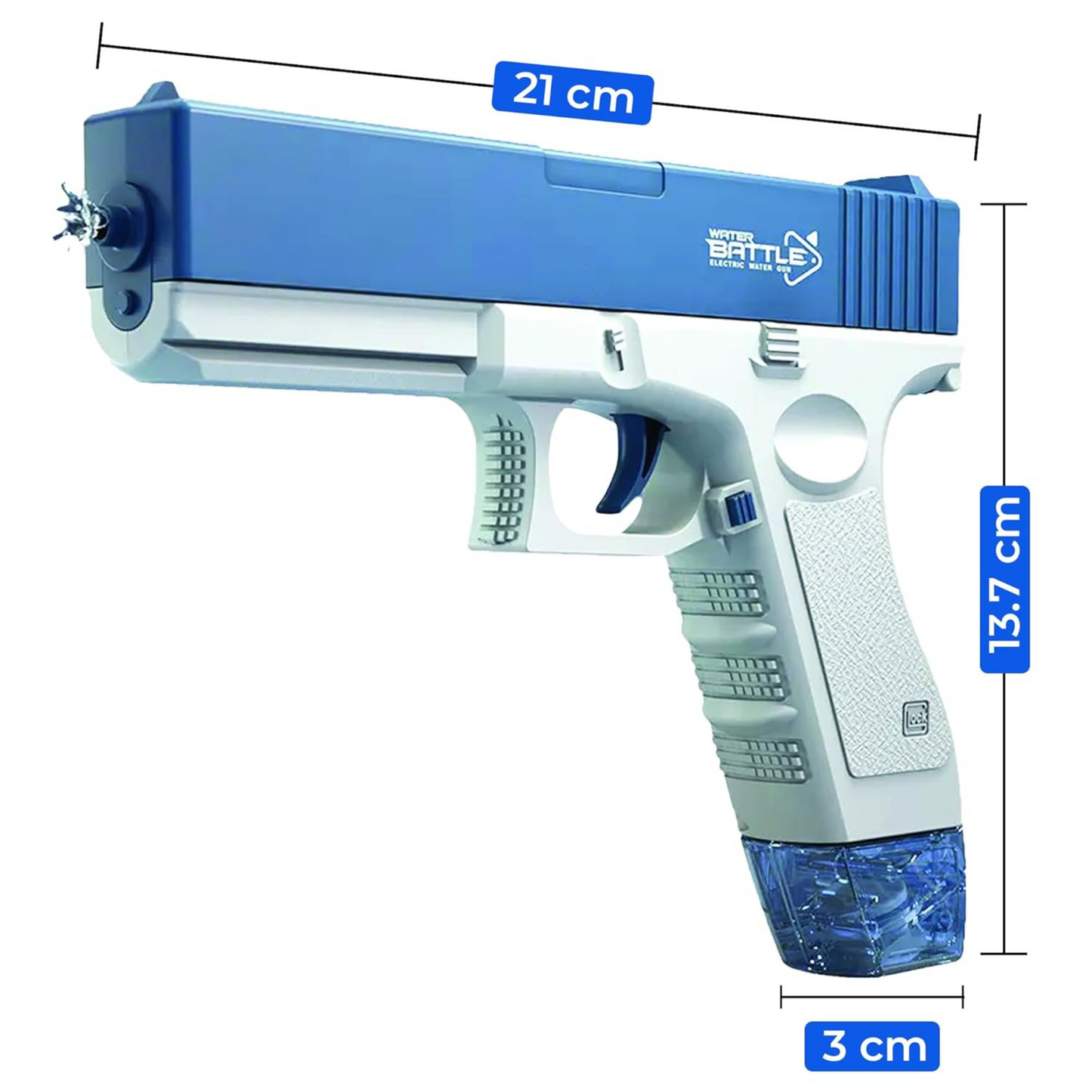 NestyFox Electric Water Gun β High-Pressure USB Rechargeable Pichkari
