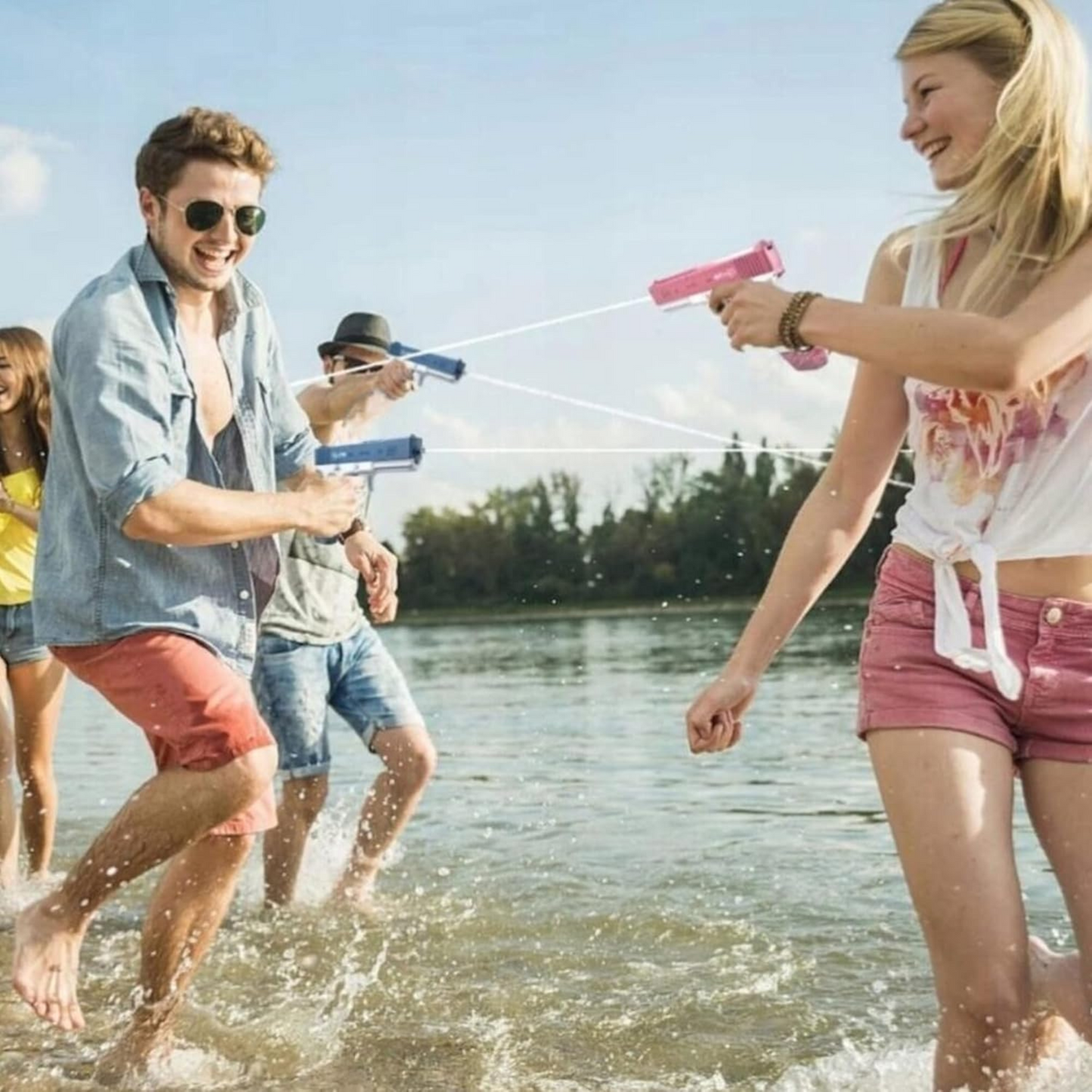 NestyFox Electric Water Gun β High-Pressure USB Rechargeable Pichkari
