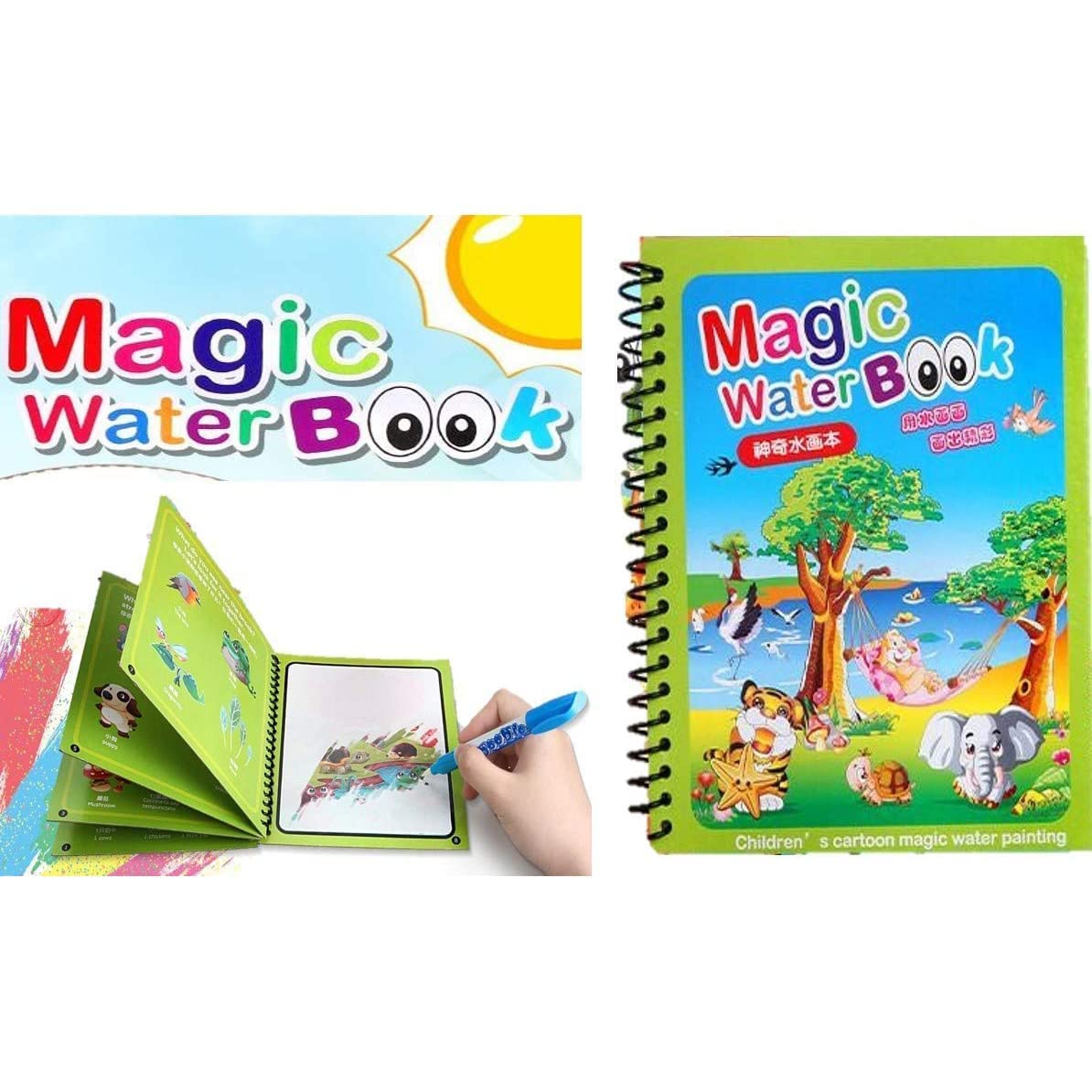 Water Magic Books for Children (Set Of 3)