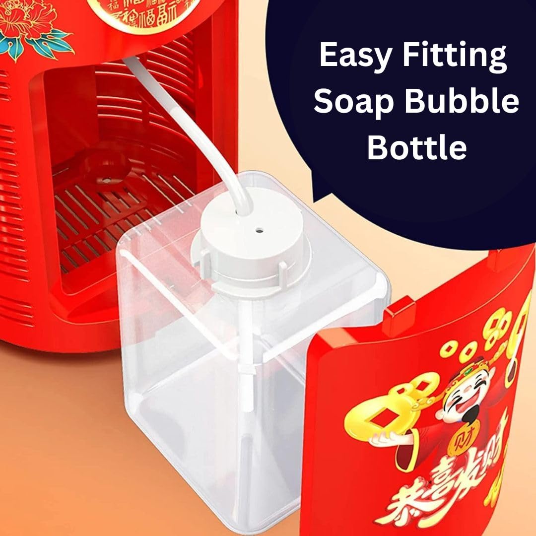 Automatic fireworks bubble maker toy with colorful lights, fun bubble machine for kids, perfect for outdoor play - available at Doon Deals Hub