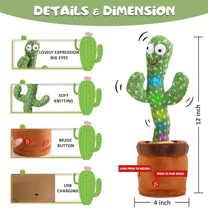 Dancing Cactus Toy - Dehradun Deals HubToy