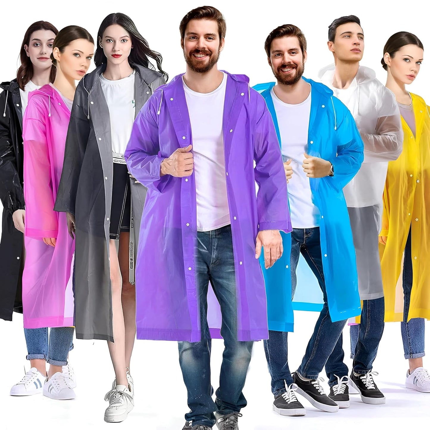 Waterproof Unisex Rain Coat for Men & Women