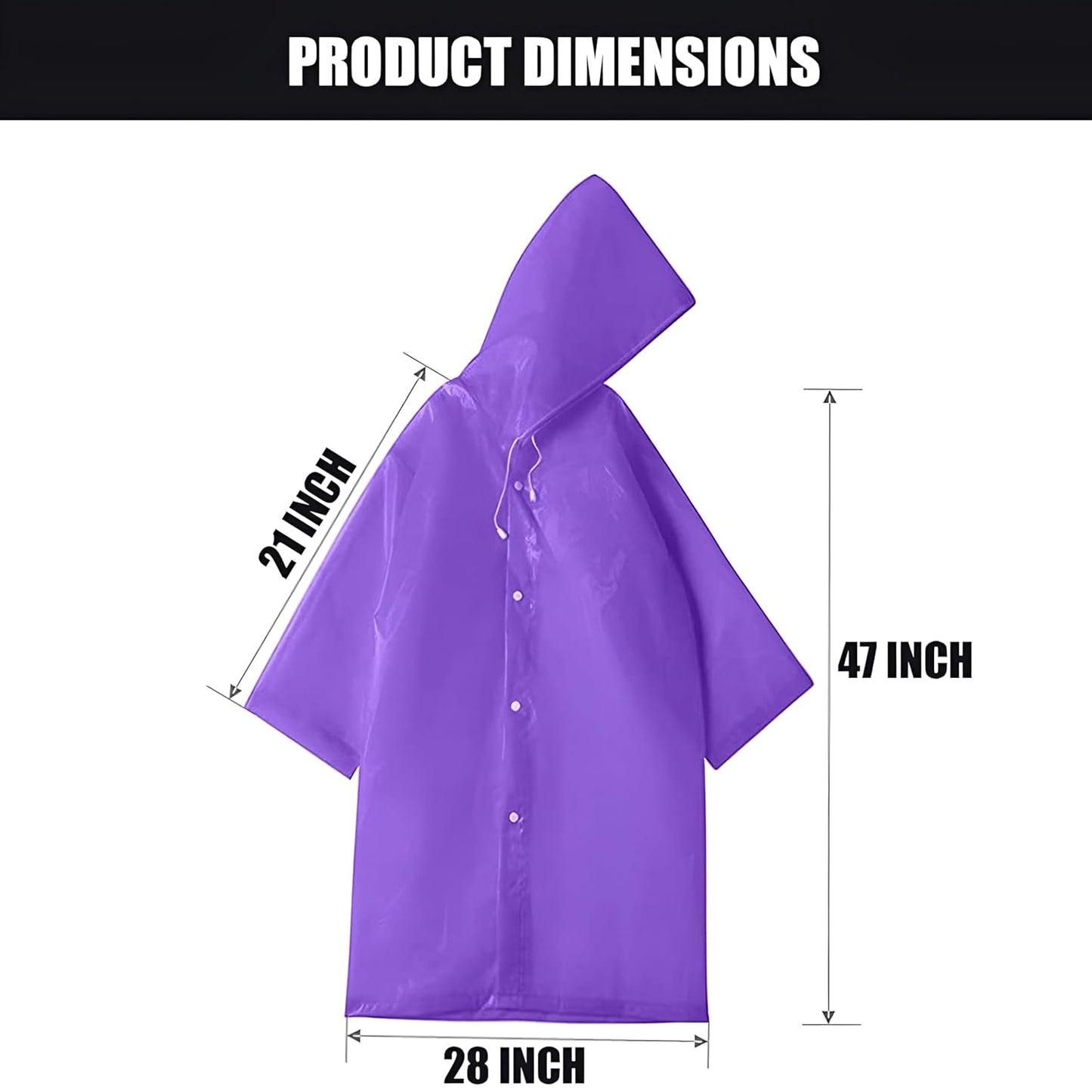 Waterproof Unisex Rain Coat for Men & Women