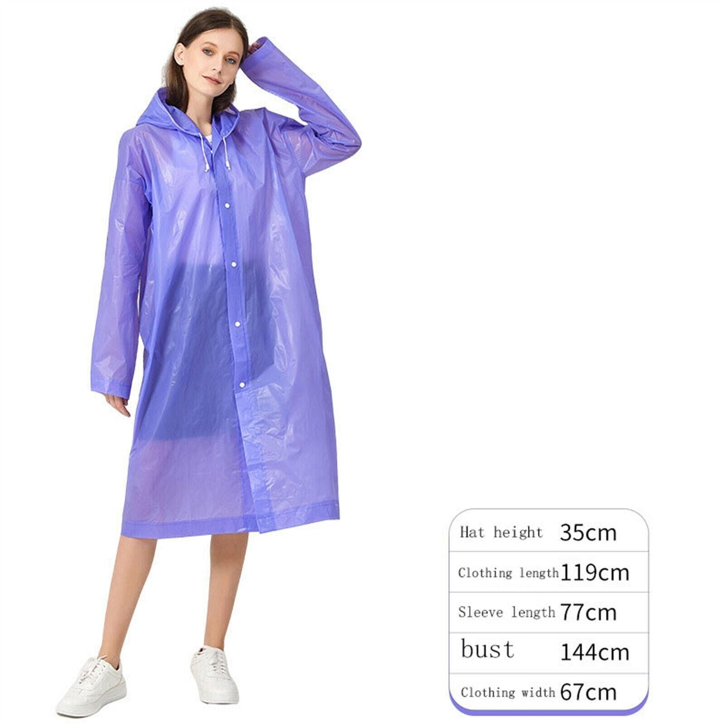 Waterproof Unisex Rain Coat for Men & Women