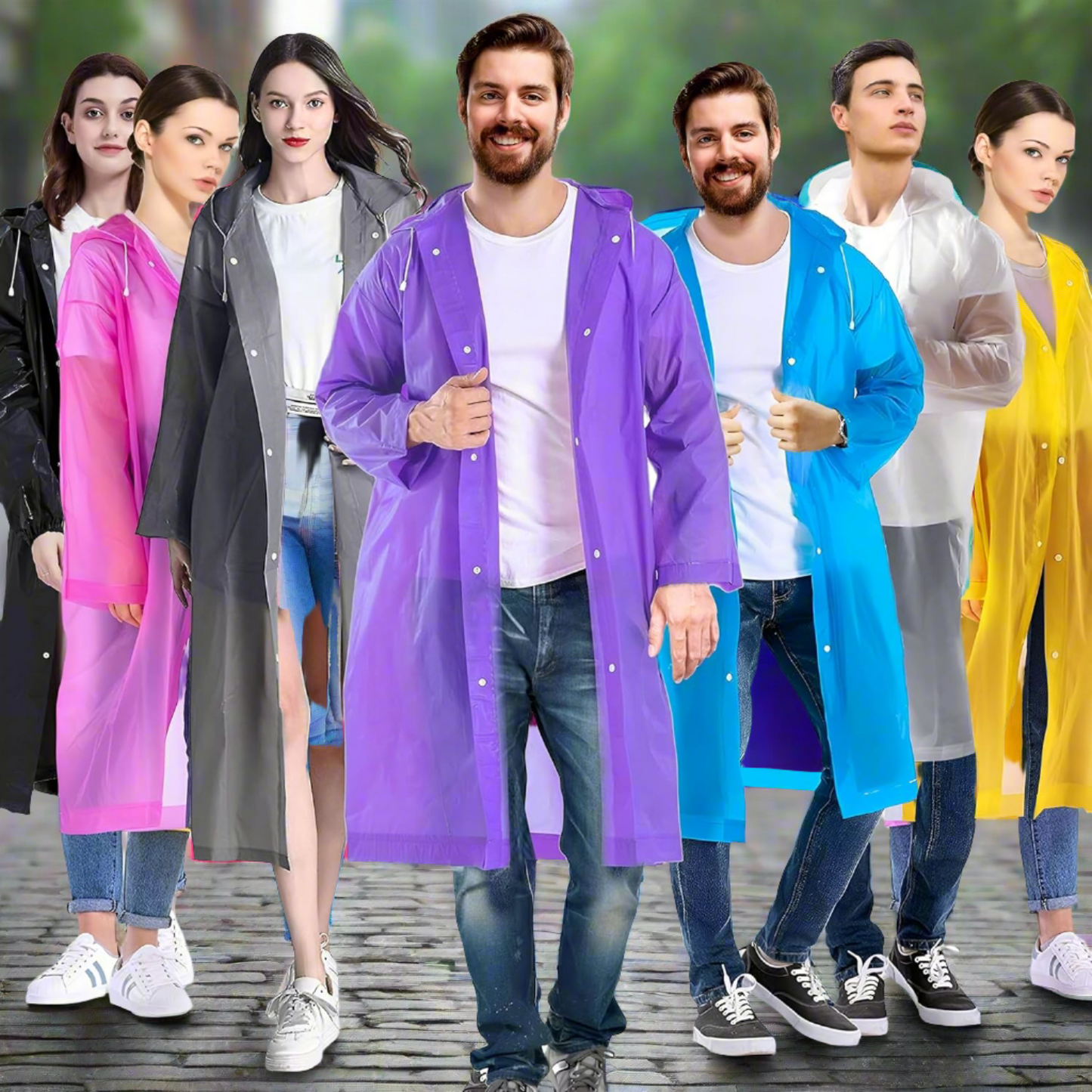 Waterproof Unisex Rain Coat for Men & Women