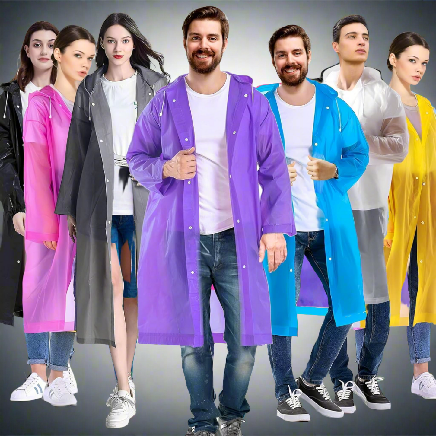 Waterproof Unisex Rain Coat for Men & Women