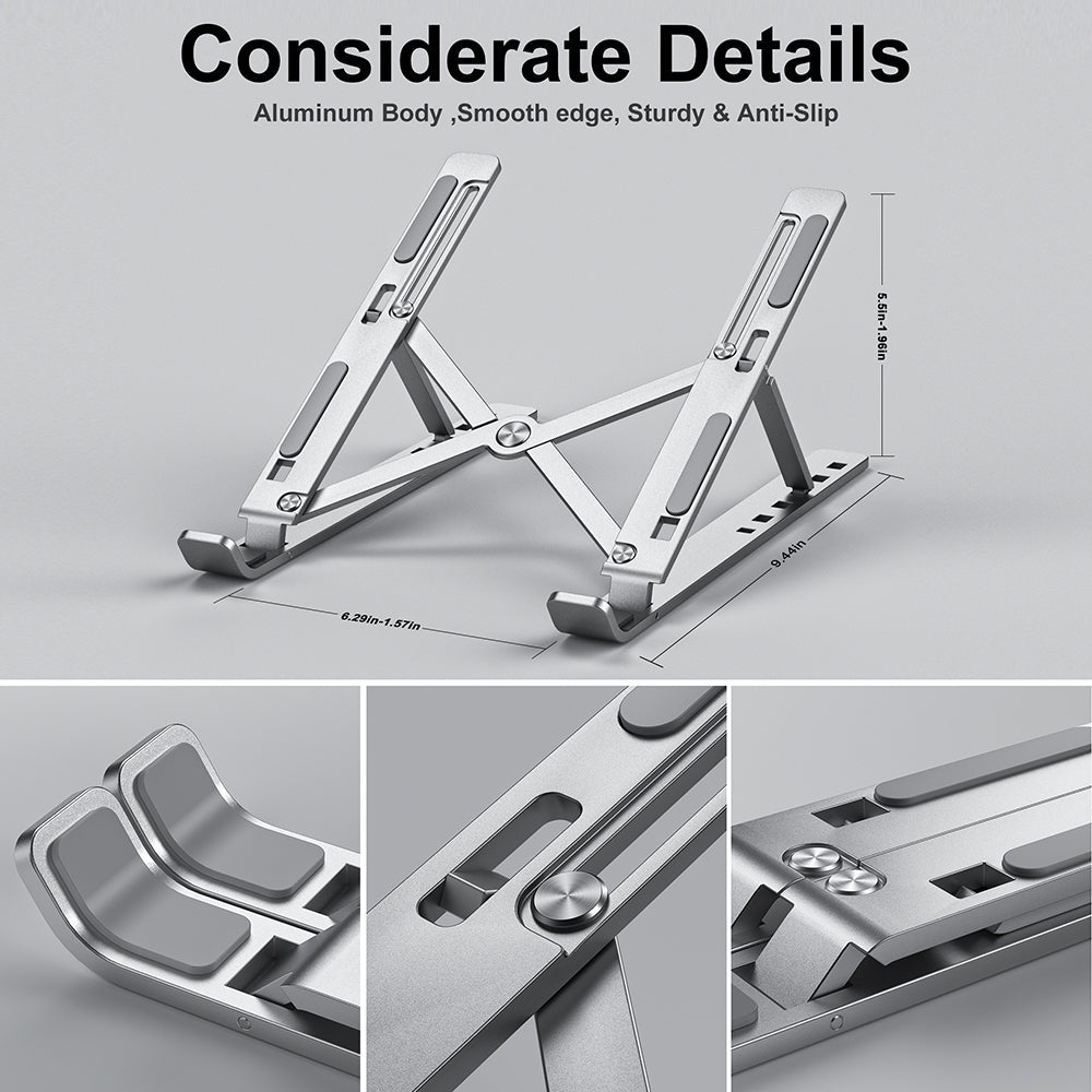 Foldable Aluminium Laptop Stand - Dehradun Deals HubLaptop Stand