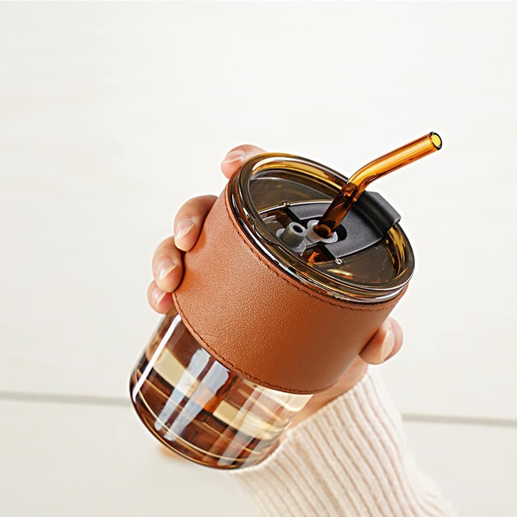Glass Coffee Mug with Sipper and Leakproof - Dehradun Deals HubCoffee Mug