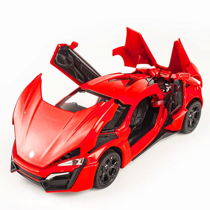 Lykan Hypersport Metal Pullback Toy car with|openable Doors,| Boys car |for Kids Best Toys Gifts Toys for Kids