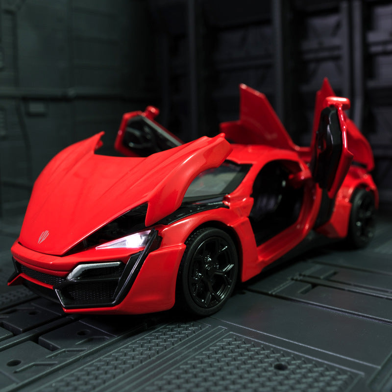 Lykan Hypersport Metal Pullback Toy car with|openable Doors,| Boys car |for Kids Best Toys Gifts Toys for Kids