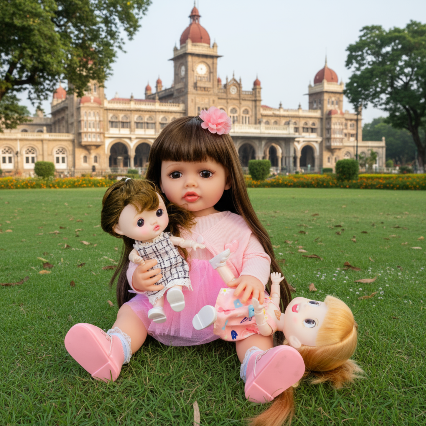 Premium NestyFox Kiki & CoCo Reborn Silicone Baby Doll Playset with Sound & Motion Sensor