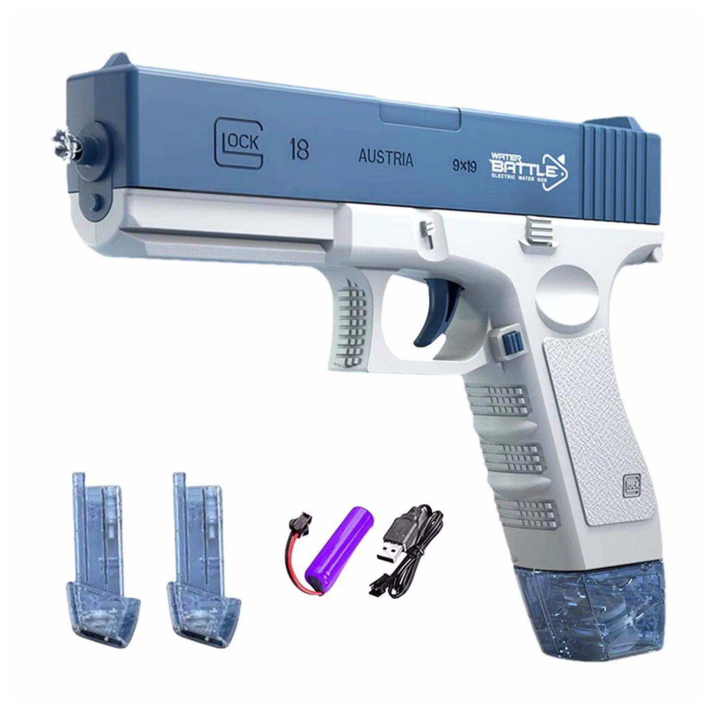 NestyFox Electric Water Gun β High-Pressure USB Rechargeable Pichkari