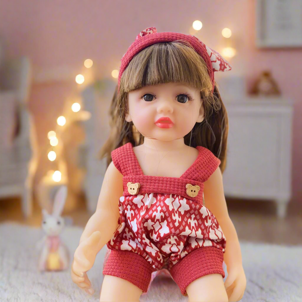 NestyFox 33 cm Realistic Silicone Baby Doll