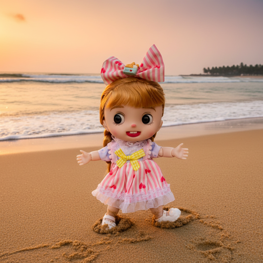 CoCo Vinyl Reborn Doll – 15 Movable Joints & Musical Play