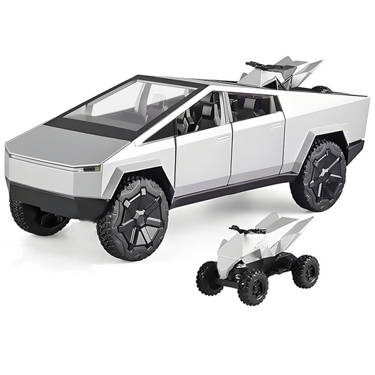 Tesla Cybertruck Model Car – Diecast Alloy Pull-Back Toy