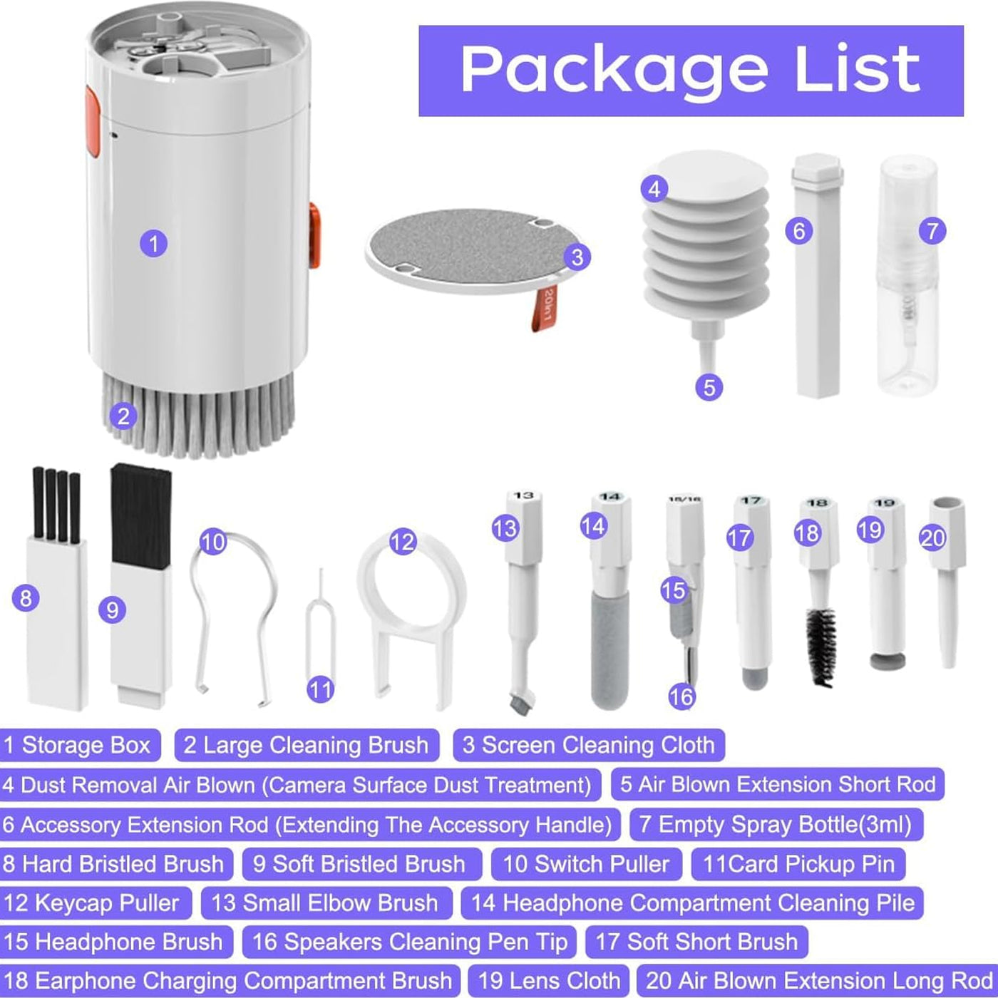 20-in-1 Cleaner Kit For Gadgets