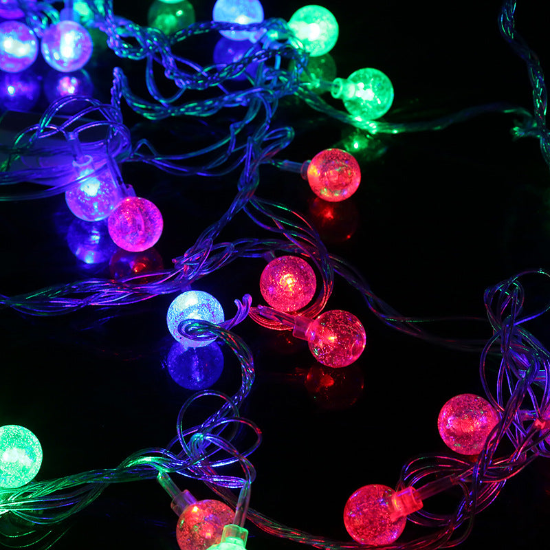 Crystal Ball Fairy Lights - 20 LEDs, 15.5 Feet for Diwali & Decor