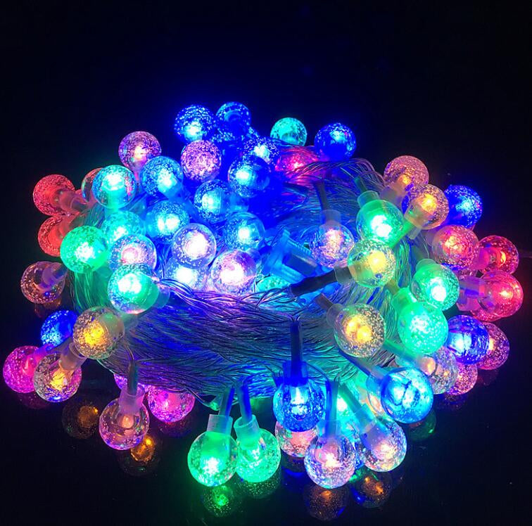 Crystal Ball Fairy Lights - 20 LEDs, 15.5 Feet for Diwali & Decor