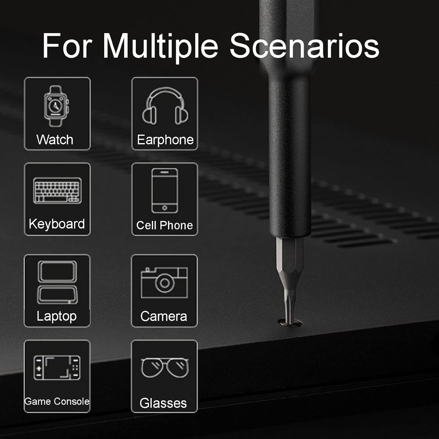 Screwdriver Set | 24-in-1 Magnetic Repair Tool Kit